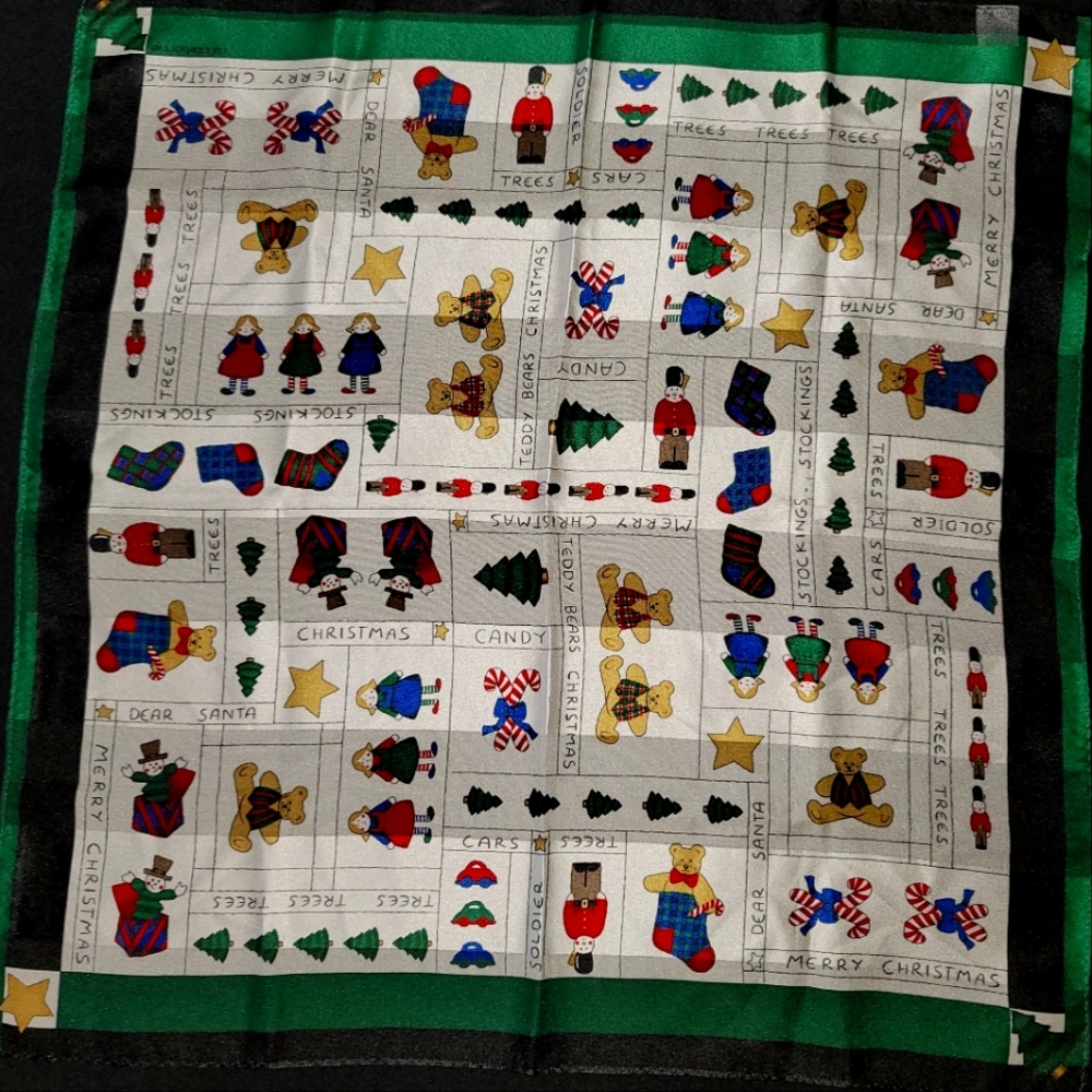 Liz Claiborne Christmas scarf - Picture 2 of 6
